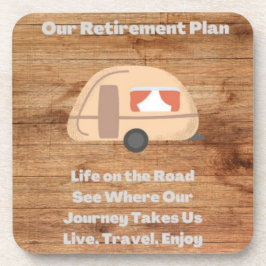 Unser Rentplan auf einer Getränkeuntersetzer