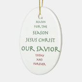 Unser Retter-Baum Keramik Ornament (Links)