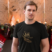 UNSER SAVIOR KING Christlich Men's Black Christmas T-Shirt