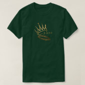 UNSER SAVIOR KING Christlich Men's Green Christmas T-Shirt (Design vorne)