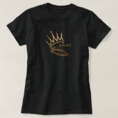 UNSER SAVIOR KING Christlich Women's Black Christm T-Shirt (Design vorne)