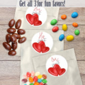 Unser, Sein oder ihr liebstes Brautparty bevorzuge Runder Aufkleber