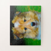 Unser Shetland Sheepdog, unser Haustier Puzzle (Vertikal)