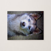 Unser sibirischer Huskey, unser Haustier Puzzle (Horizontal)