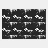Unser Skelett Dinosaur Wrapping Paper Geschenkpapier Set (Vorderseite 3)