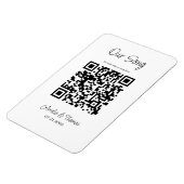 Unser Song QR Code | Personalisierter Keepsake Magnet (Linke Seite)