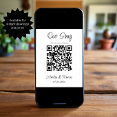 Unser Song QR Code | Personalisierter Keepsake Poster