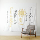 Unser Sonnenschein dreht einen Niedliche Geburtsta Wandteppich (Beispiel (Horizontal))