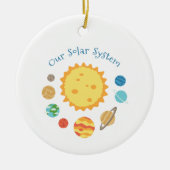 Unser Sonnensystem Keramik Ornament (Vorne)