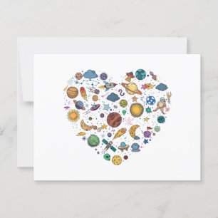 Unser Sonnensystem-Planet, Wissenschaftsraum, Bild Postkarte