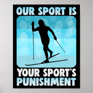 Unser Sport ist Ihre sportliche Bestrafung Cross-C Poster