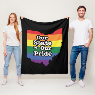 Unser Staat Ohio Fleecedecke