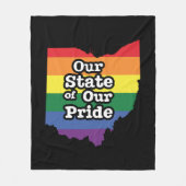 Unser Staat| Ohio Fleecedecke (Vorderseite)