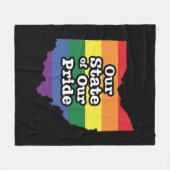 Unser Staat| Ohio Fleecedecke (Vorderseite (Horizontal))