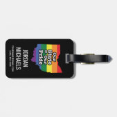 Unser Staat| Ohio Gepäckanhänger (Rückseite horizontal)