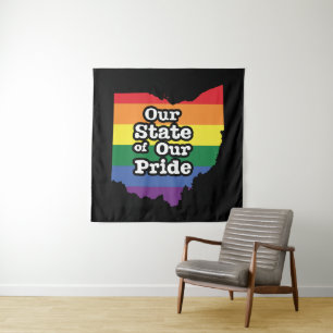Unser Staat Ohio Wandteppich