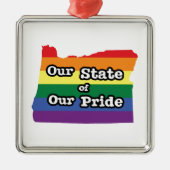 Unser Staat| Oregon Ornament Aus Metall (Vorne)