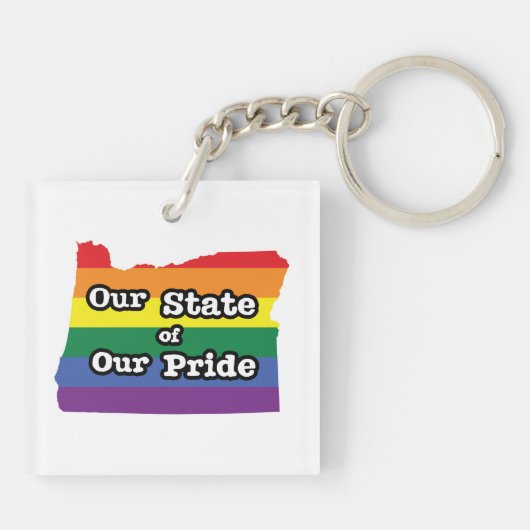 Unser Staat| Oregon Schlüsselanhänger (Rückseite)