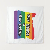 Unser Staat| Oregon Wandteppich (Vorderseite (Horizontal))