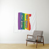 Unser Staat| Oregon Wandteppich (Beispiel (Horizontal))