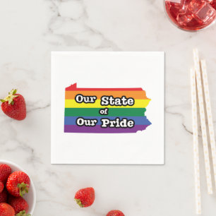 Unser Staat  Pennsylvania Serviette