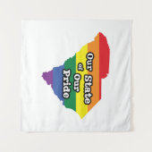 Unser Staat| South Carolina Wandteppich (Vorderseite (Horizontal))