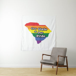 Unser Staat South Carolina Wandteppich