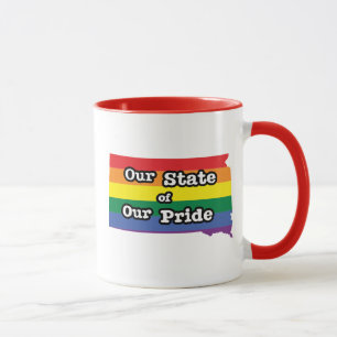Unser Staat  Süddakota Tasse