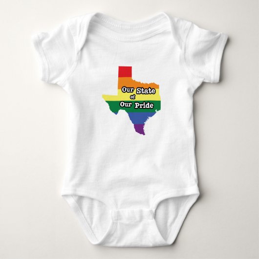 Unser Staat| Texas Baby Strampler (Vorderseite)