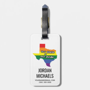 Unser Staat Texas Gepäckanhänger