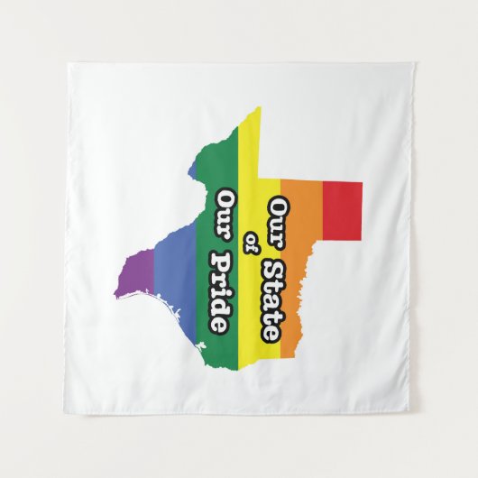 Unser Staat| Texas Wandteppich (Vorderseite (Horizontal))