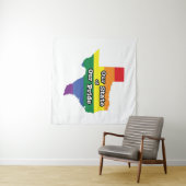 Unser Staat| Texas Wandteppich (Beispiel (Horizontal))