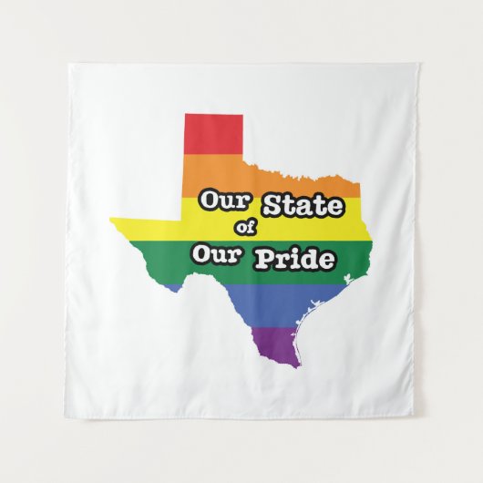 Unser Staat| Texas Wandteppich (Vorderseite)