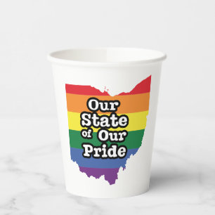 Unser Staat unseres Stolzes Ohio Pappbecher