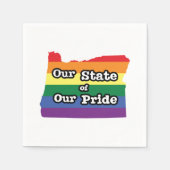 Unser Staat unseres Stolzes | Oregon Serviette (Vorderseite)