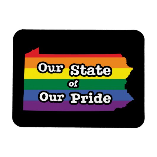 Unser Staat unseres Stolzes | Pennsylvania Magnet (Horizontal)