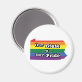 Unser Staat unseres Stolzes | Pennsylvania Magnet (Vorderseite/Rückseite)
