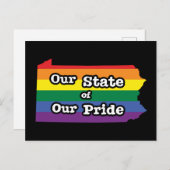 Unser Staat unseres Stolzes | Pennsylvania Postkarte (Vorne/Hinten)