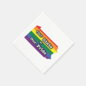 Unser Staat unseres Stolzes | Pennsylvania Serviette (Ecke)