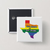 Unser Staat unseres Stolzes | Texas Button (Vorne & Hinten)