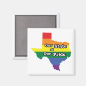 Unser Staat unseres Stolzes | Texas Magnet (Vorderseite/Rückseite)