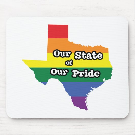 Unser Staat unseres Stolzes | Texas Mousepad (Vorne)