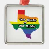 Unser Staat unseres Stolzes | Texas Ornament Aus Metall (Vorne)