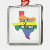 Unser Staat unseres Stolzes | Texas Ornament Aus Metall (Links)