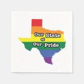 Unser Staat unseres Stolzes | Texas Serviette (Vorderseite)