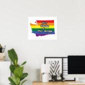 Unser Staat unseres Stolzes | Washington Poster (Heimbüro)