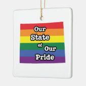 Unser Staat unseres Stolzes | Wyoming Keramikornament (Links)