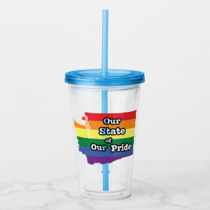 Unser Staat Washington Acryltrinkbecher