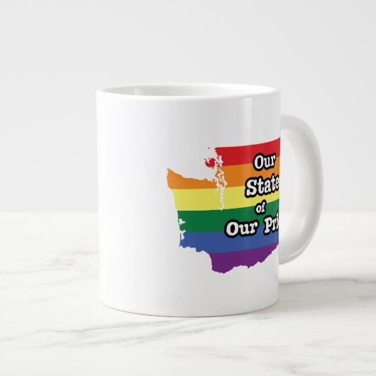 Unser Staat| Washington Jumbo-Tasse (Vorderseite Rechts)
