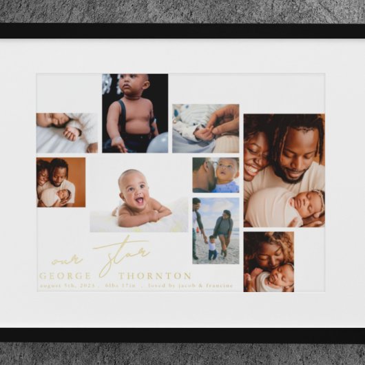 Unser Star | Neues BaByBirth bearbeitbares Multi-G Foliendrucke